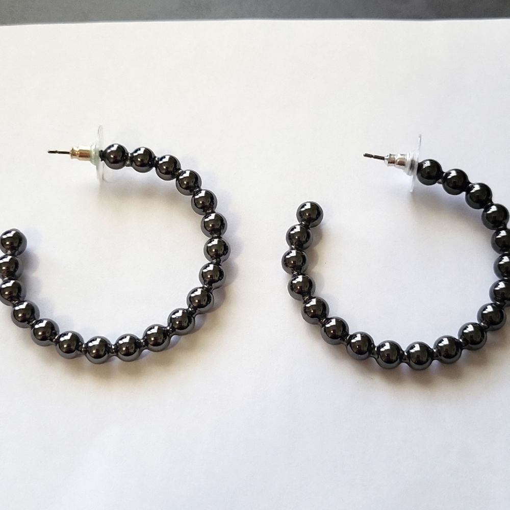 Simply Vera Vera Wang Ball Hoop Earrings
